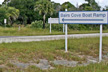 Bair's Cove boat launch area.