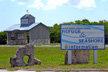 Entrance kiosk to the refuge & seashore in Titusville, FL