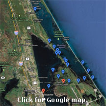 Click for a Google Map of these locations.